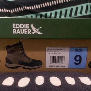 Eddie Bauer Men's Brown Winter Boots